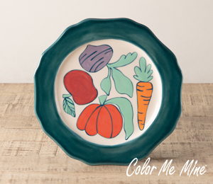 Vernon Hills Color Me Mine Produce Plate