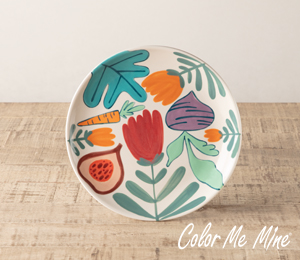 Vernon Hills Color Me Mine Farmers Market Plate