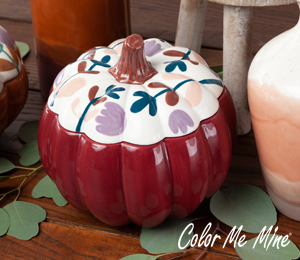 Vernon Hills Color Me Mine Fall Pumpkin Box 
