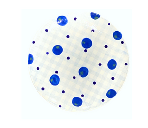 Vernon Hills Color Me Mine Blueberry Plate