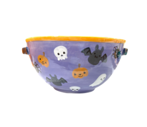 Vernon Hills Color Me Mine Halloween Candy Bowl