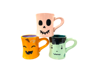 Vernon Hills Color Me Mine Halloween Mini Mugs