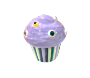 Vernon Hills Color Me Mine Eyeball Cupcake