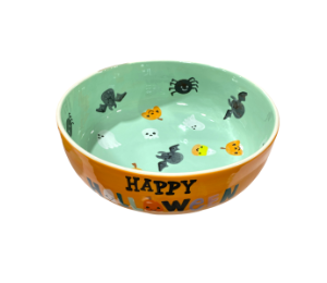 Vernon Hills Color Me Mine Halloween Treat Bowl