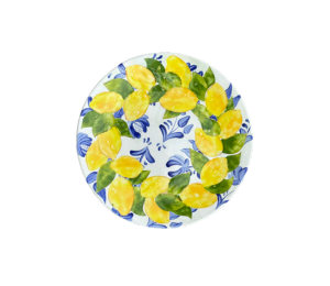 Vernon Hills Color Me Mine Lemon Delft Platter