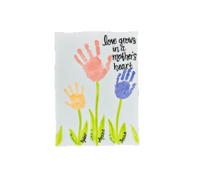 Vernon Hills Color Me Mine Mother's Garden Platter