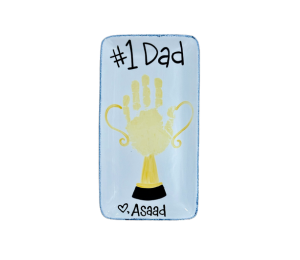Vernon Hills Color Me Mine Number One Dad Plate