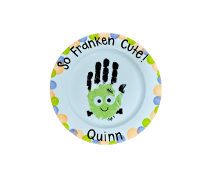 Vernon Hills Color Me Mine Franken Cute Plate