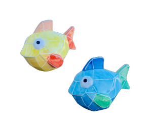 Vernon Hills Color Me Mine Faceted Fish