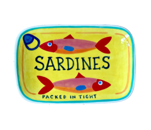 Vernon Hills Color Me Mine Sardines Appetizer Plate