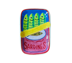 Vernon Hills Color Me Mine Open Sardines App Plate